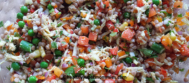 Ensalada de pollo y cuscús